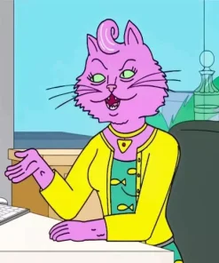 Bojack Horseman Carolyn Paint By Numbers