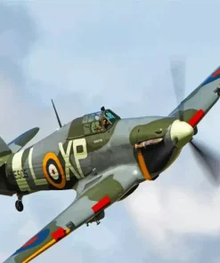 Hawker Hurricane Paint By Numbers