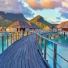Bora Bora Island Paint By Numbers