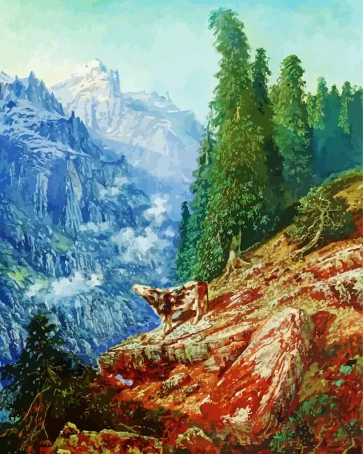 Gustave dore the lost cow paint by number The Lost Cow Paint By Numbers