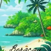 Philippines Boracay Poster Paint By Numbers
