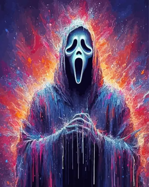 abstract ghostface paint by numbers Abstract Ghostface Paint By Numbers