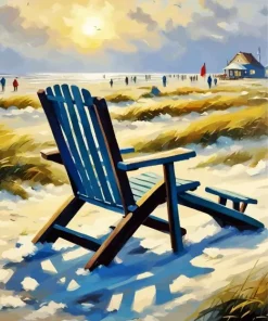 Beach Chair Art Paint By Numbers