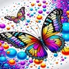 Aesthetic Colorful Butterflies Paint By Numbers