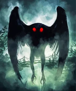 Dnd Mothman Art Paint By Numbers