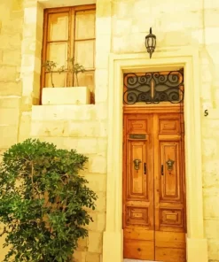 Door In Malta Art Paint By Numbers