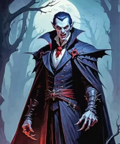 Dracula Castlvania Paint By Numbers