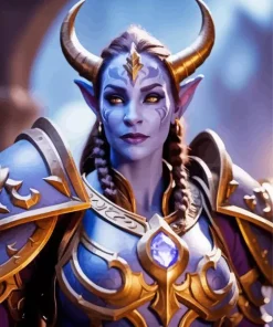 Aesthetic Draenei Paint By Numbers