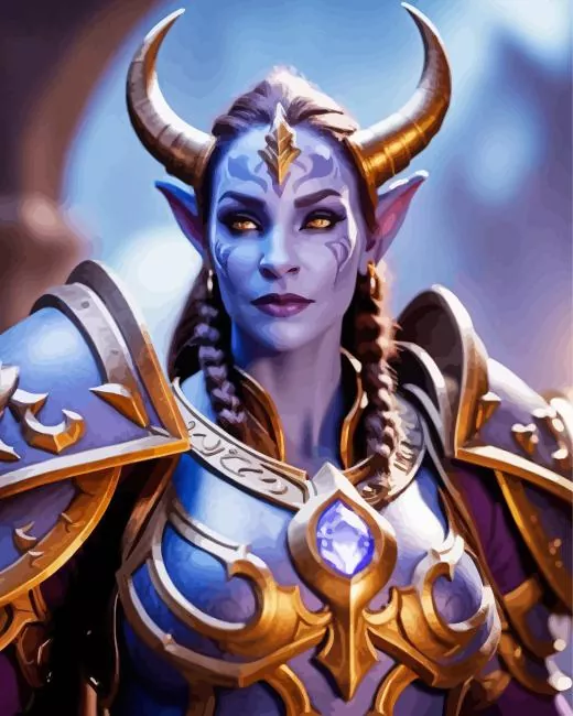 aesthetic draenei art paint by numbers Aesthetic Draenei Paint By Numbers