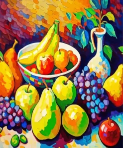 Fruit Bowl Art Paint By Numbers