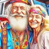 Aesthetic Hippie Couple Paint By Numbers