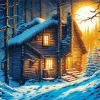 Aesthetic Cabin Paint By Numbers