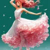 Ballerina Dress Paint By Numbers