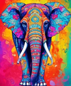Bohemian Elephant Paint By Numbers