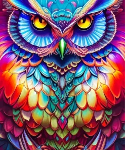 Bohemian Owl Paint By Numbers