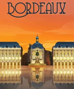 Bordeaux Poster Paint By Numbers