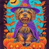 Border Terrier Witch Paint By Numbers