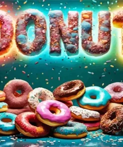 Donuts Paint By Numbers