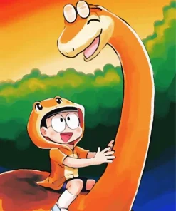 Doraemon Pisuke Paint By Numbers