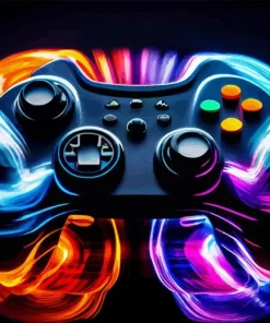 Gaming Controller Paint By Numbers