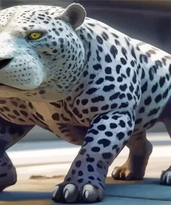 Hybrid Cheetah Paint By Numbers