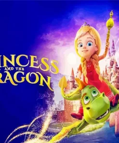 Princess Dragon Paint By Numbers