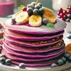 Purple Pancakes Paint By Numbers