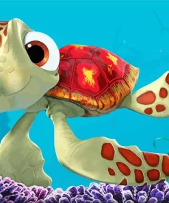 Squirt Finding Nemo Paint By Numbers
