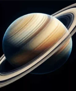 The Planet Saturn Paint By Numbers