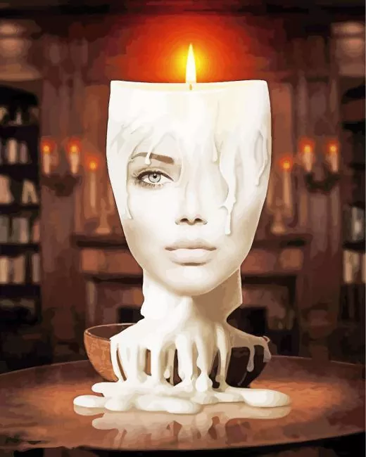 Candle Lady paint by numbers Candle Lady Paint By Numbers