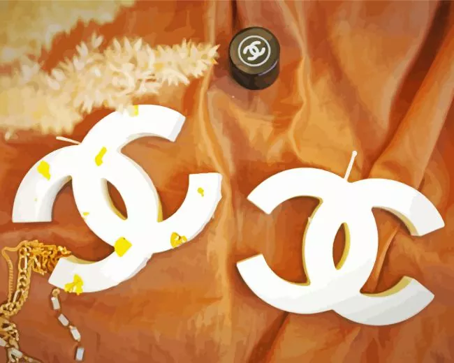 Chanel Candles paint by number Chanel Candles Paint By Numbers