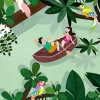 Illustration Lovers Paint By Numbers