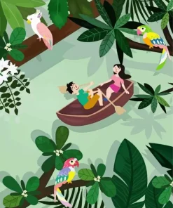 Illustration Lovers Paint By Numbers