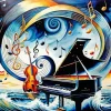 Abstract Jazz Art Paint By Numbers