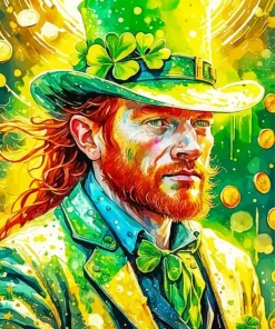 Aesthetic Leprechaun Paint By Numbers