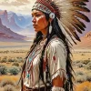 Aesthetic American Warrior Paint By Numbers