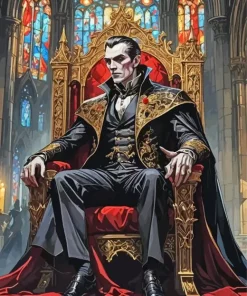 Aesthetic Dracula Art Paint By Numbers