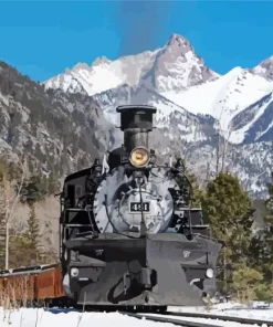 Durango Silverton Train Paint By Numbers