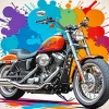 Aesthetic Harley Davidson Paint By Numbers