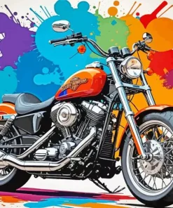 Aesthetic Harley Davidson Paint By Numbers