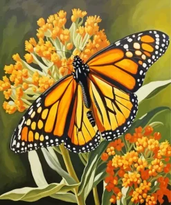 Aesthetic Monarch Butterfly Paint By Numbers