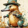 Aesthetic Platypus Art Paint By Numbers