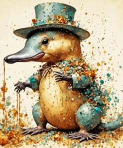 Aesthetic Platypus Art Paint By Numbers
