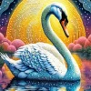 Aesthetic White Swan Paint By Numbers