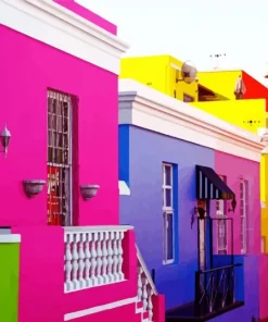 Bo Kaap Africa Paint By Numbers