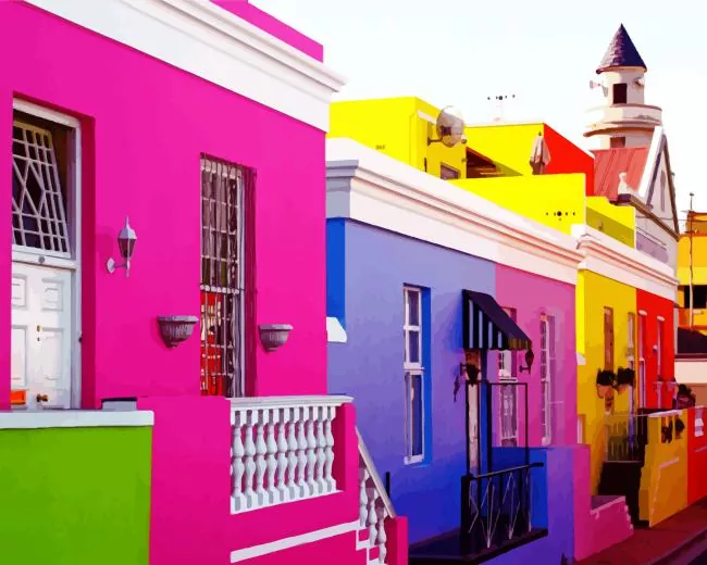 bo kaap africa paint by numbers Bo Kaap Africa Paint By Numbers