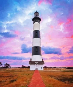 Bodie Island Lighthouse Paint By Numbers