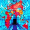 Boston Mapparium Paint By Numbers