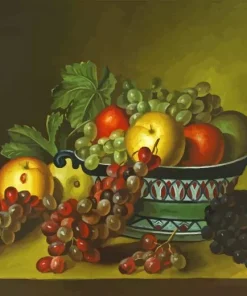 Bowl Of Fruit Paint By Numbers