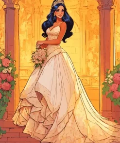 Bride In A Wedding Paint By Numbers